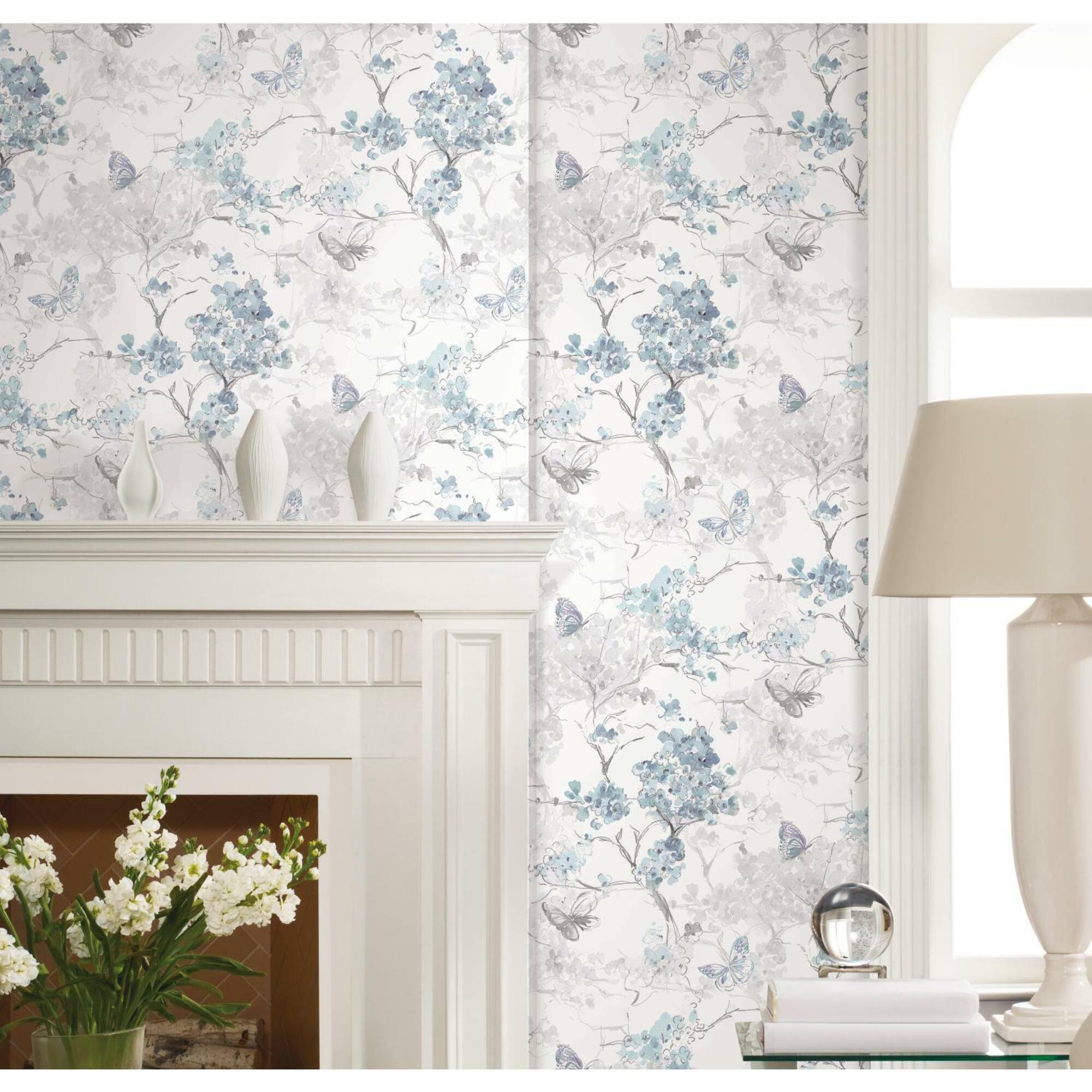 RoomMates Cherry Blossoms Peel & Stick Wallpaper